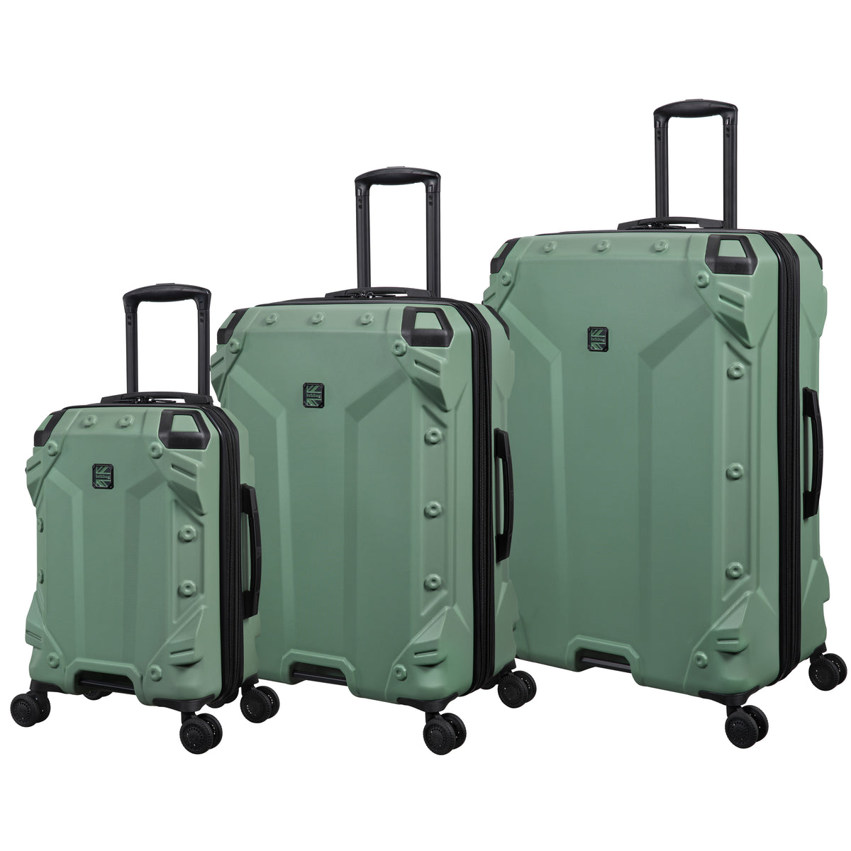 3pc Expandable Hard Shell Luggage Set