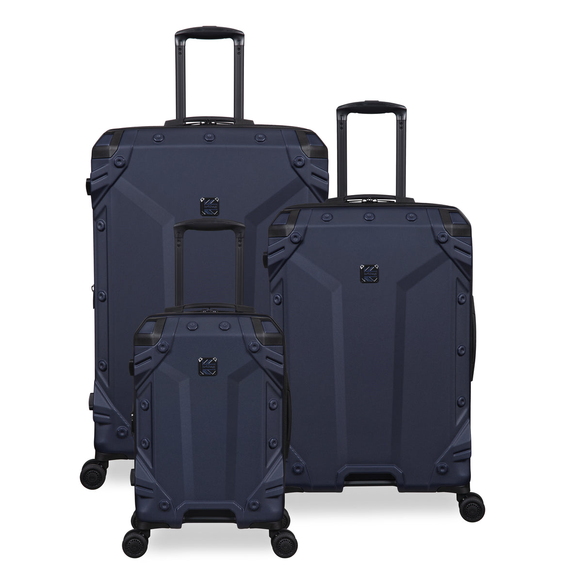 3pc Expandable Hard Shell Luggage Set