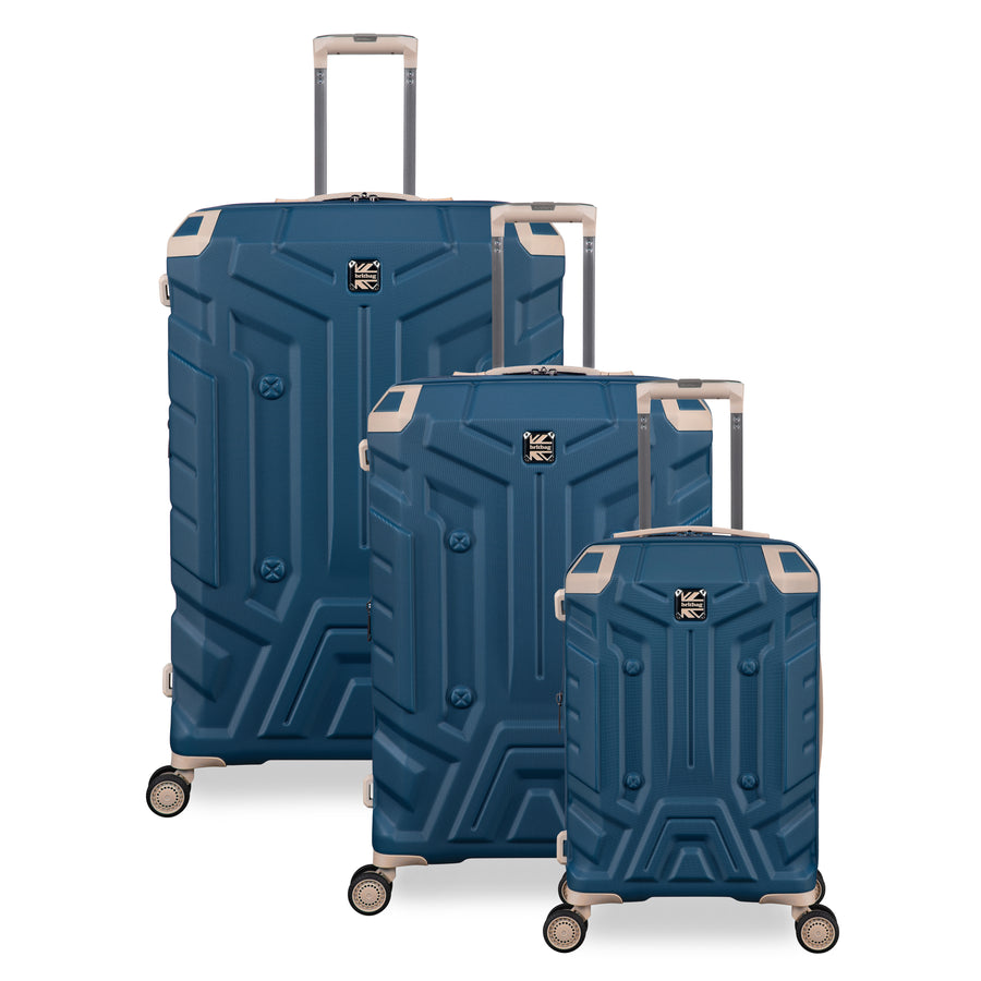 3pc Expandable Hard Shell Luggage Set