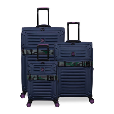 3pc Expandable Soft Shell Luggage Set